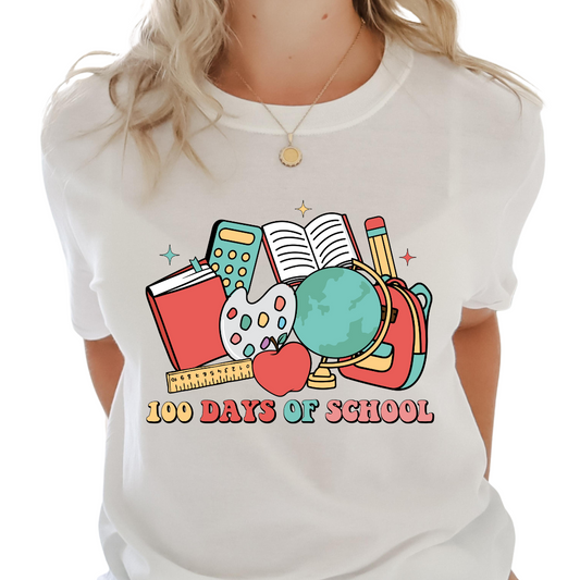 100 Days Of School Supplies - Unisex T-Shirt
