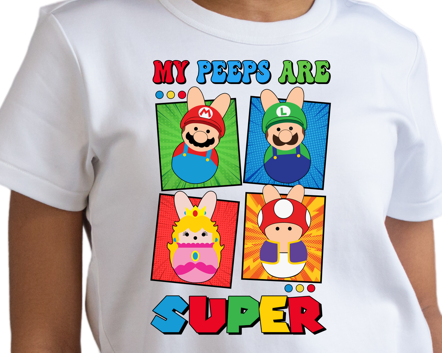 Easter / Plumbing Bros. (My Peeps Are Super) - DTF Transfer