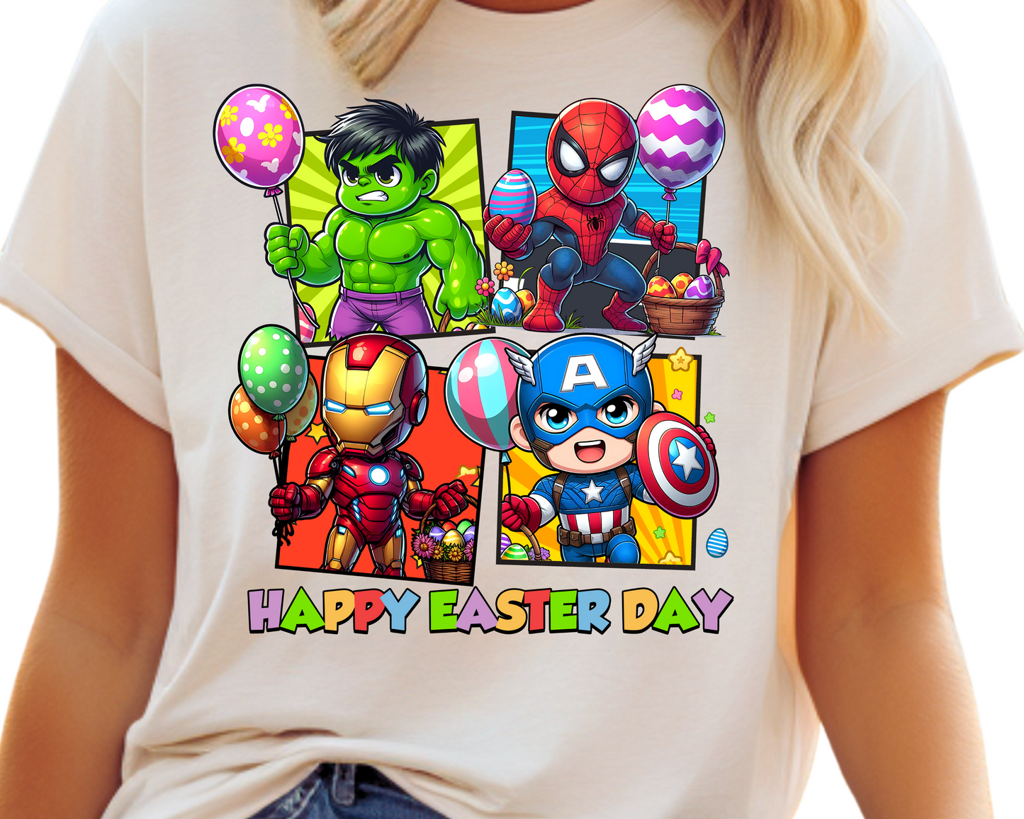 Easter / Superhero (Happy Easter) - DTF Transfer