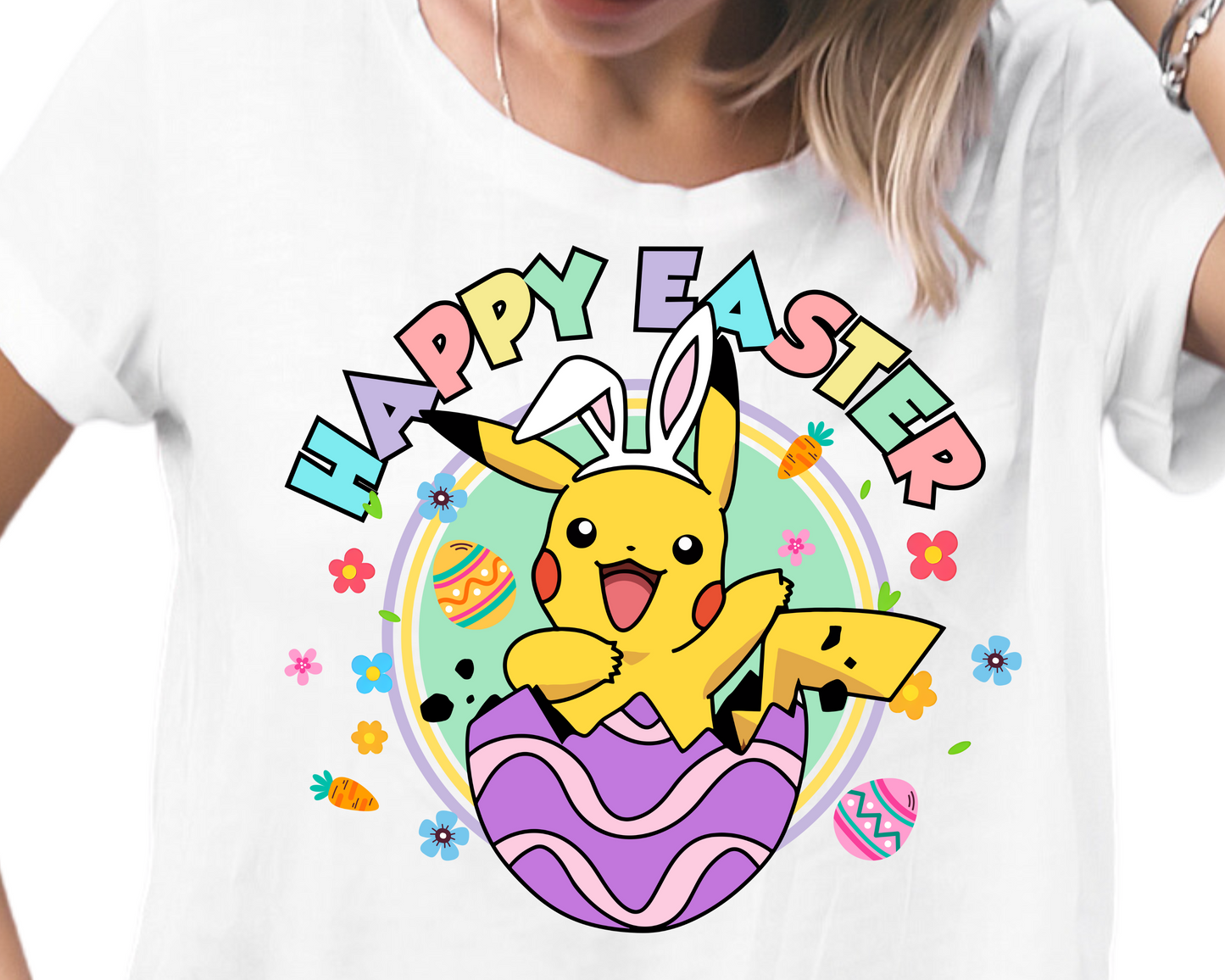 Easter / Cartoon Friends (Happy Easter) - DTF Transfer