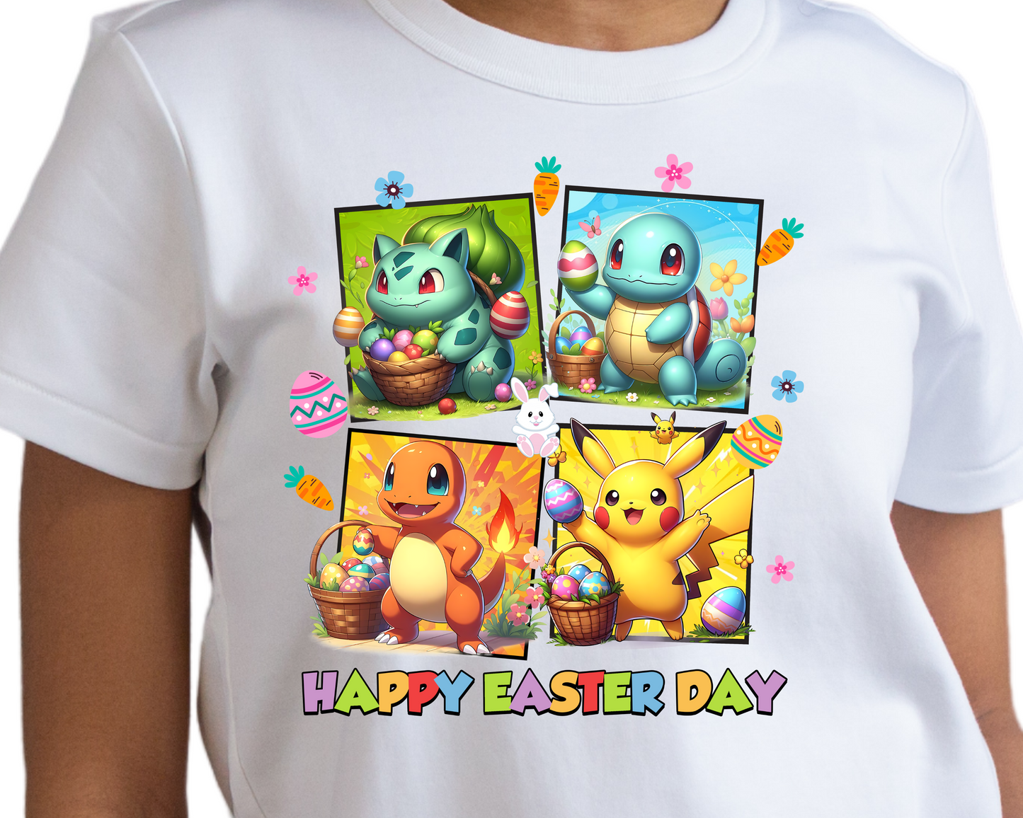 Easter / Cartoon Friends (Happy Easter) - DTF Transfer