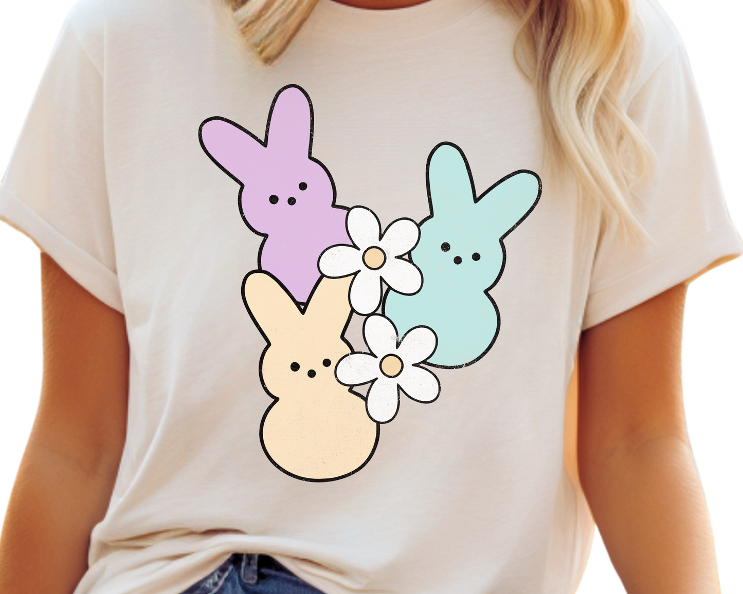 Easter / Peeps & Flowers - Unisex T-Shirt
