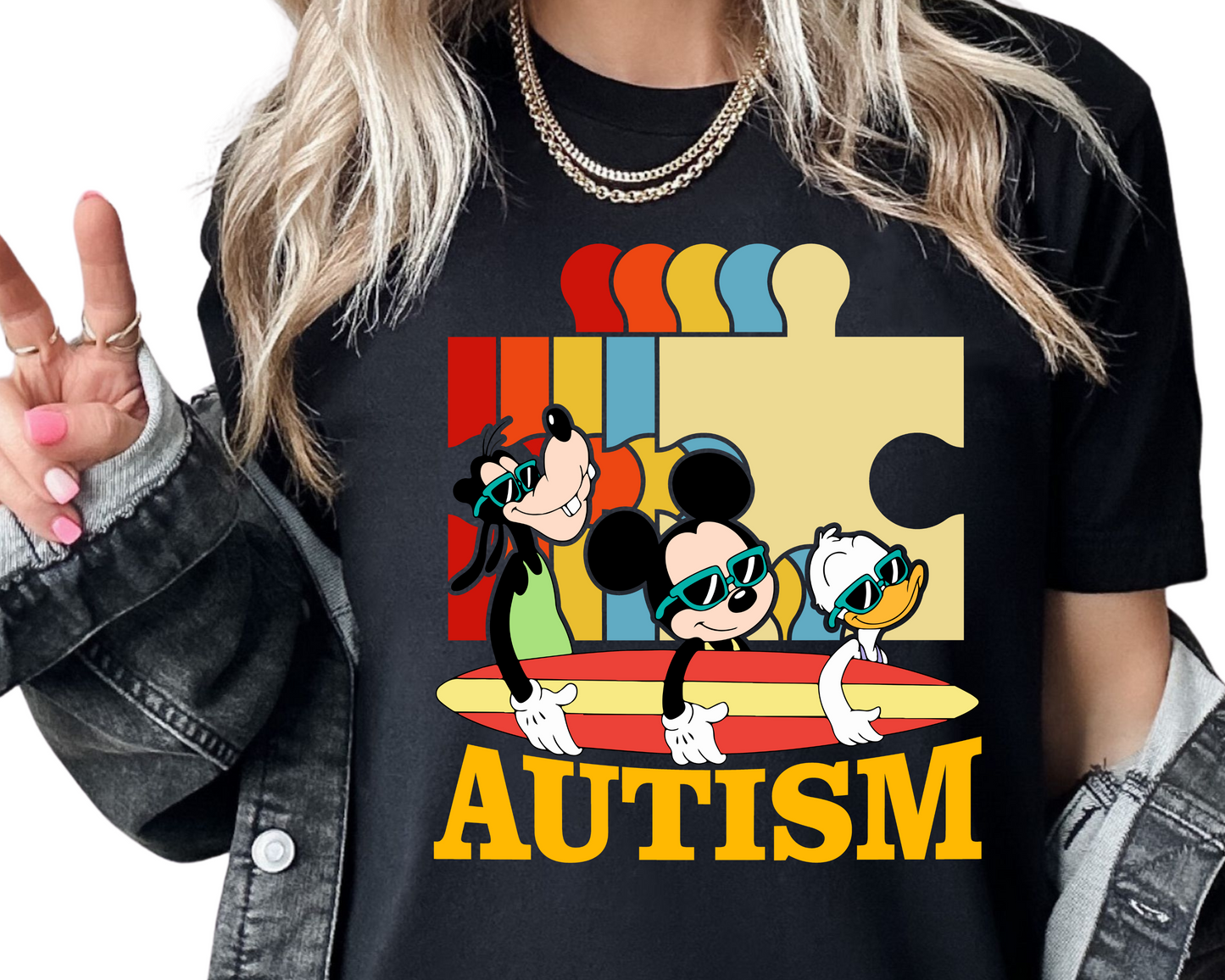 Autism / Mouse Friends - DTF Transfer