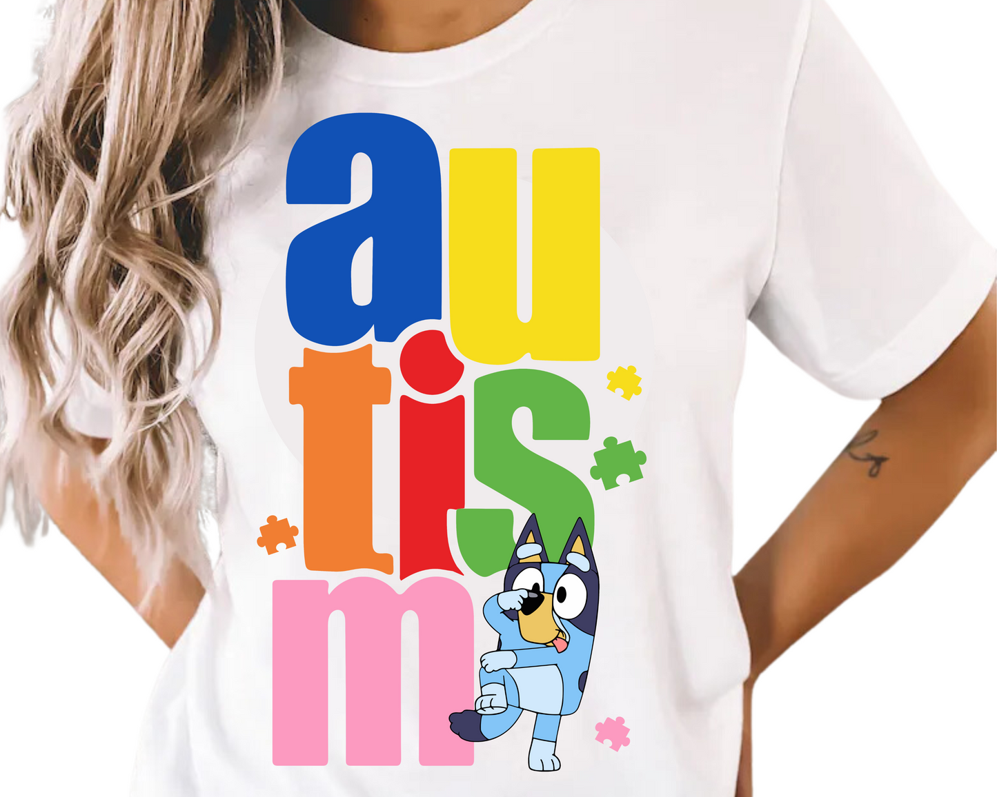 Autism / Blue Dog - DTF Transfer