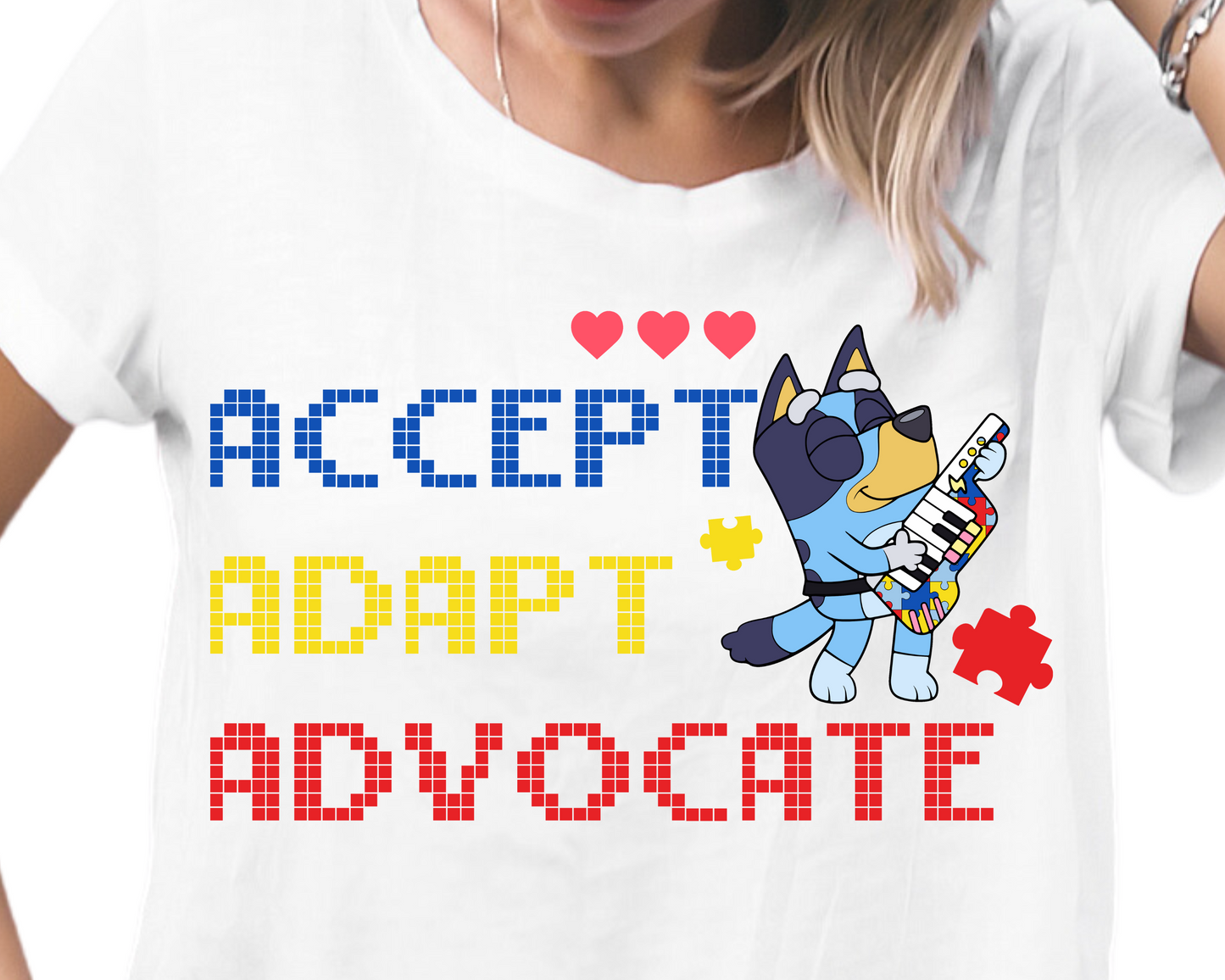 Autism / Blue Dog - DTF Transfer