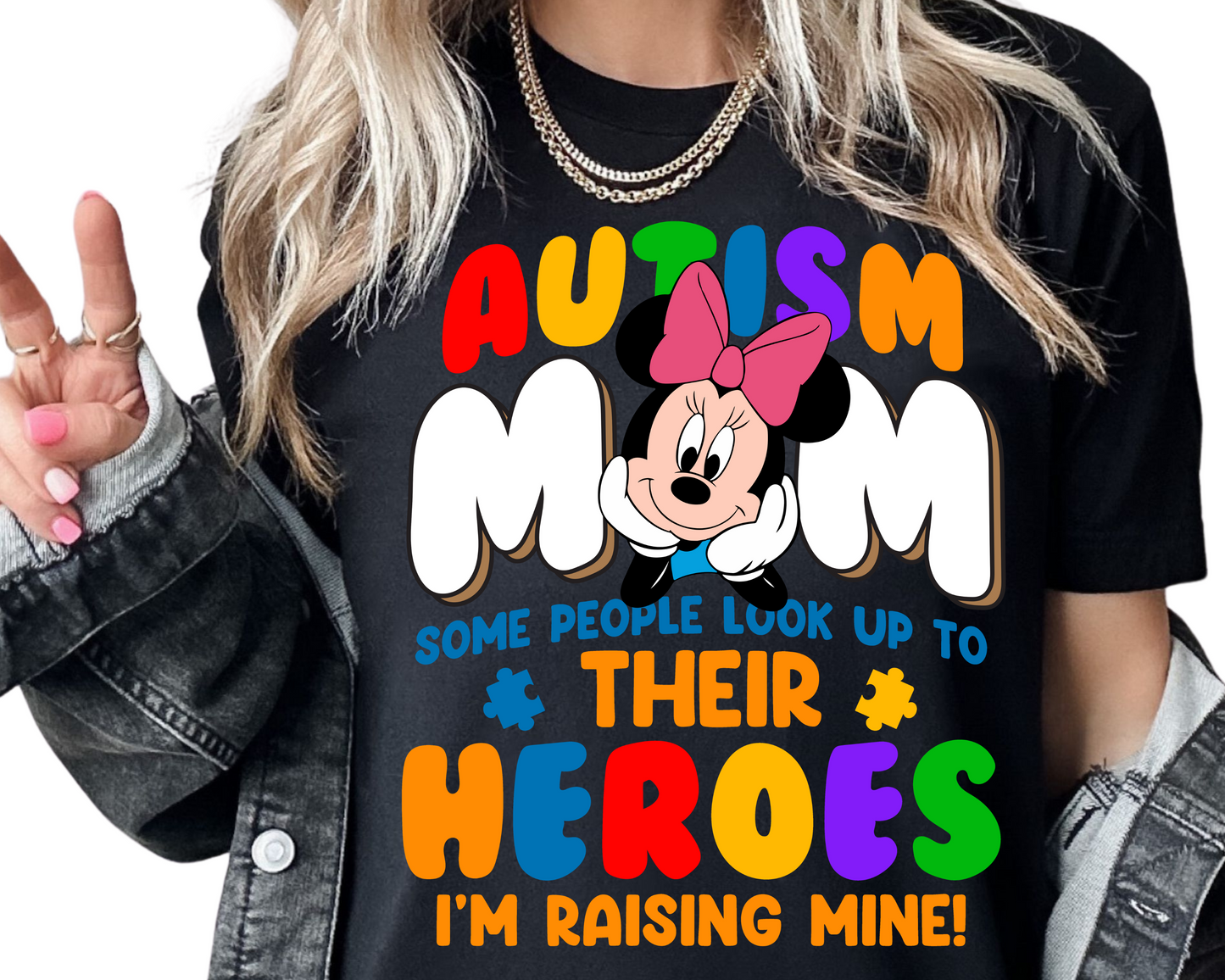 Autism Mouse Heroes / Girl Mouse - Unisex T-Shirt