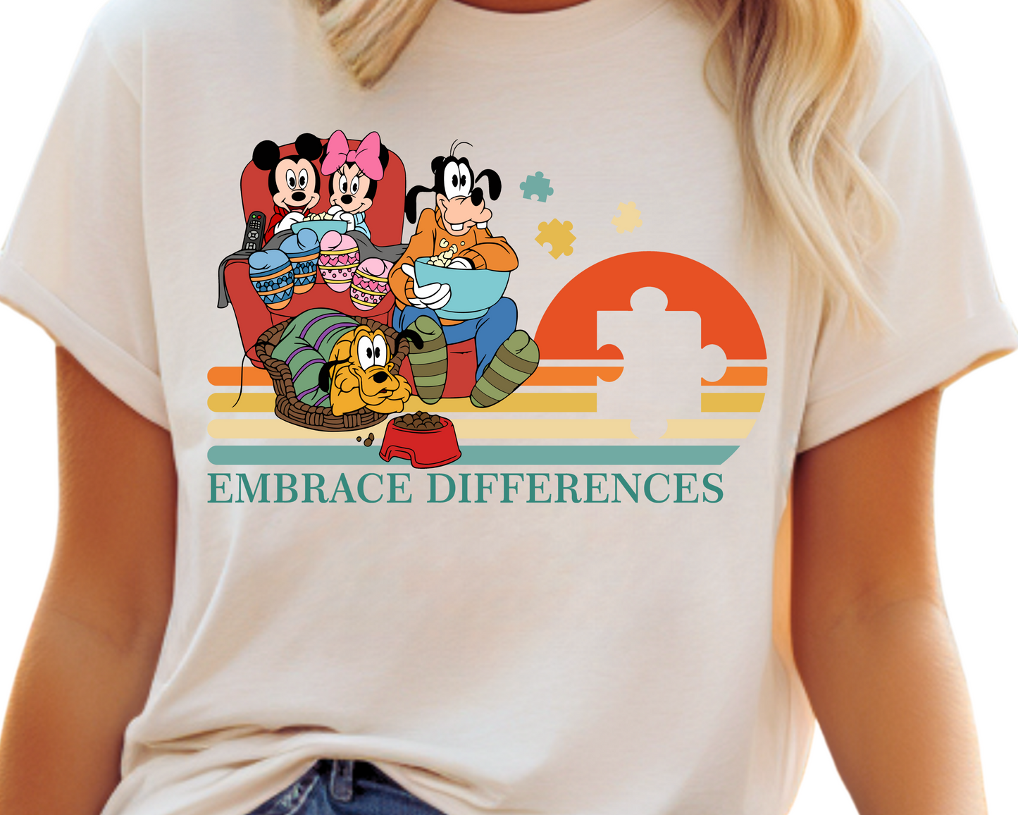 Autism / Mouse Friends (Embrace Differences) - DTF Transfer