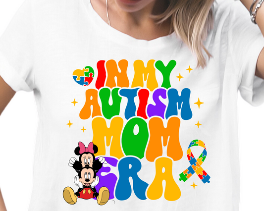 Autism / Mouse Friends (In My Autism Mom Area) - DTF Transfer