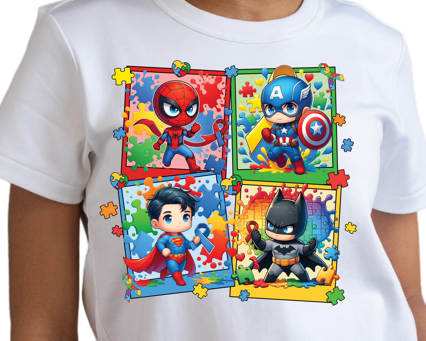 Autism / Superheroes- Unisex T-Shirt