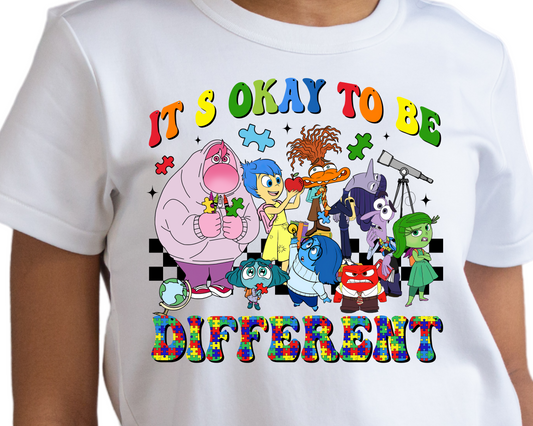 Autism / Emotions (It's Ok To Be Different) - DTF Transfer