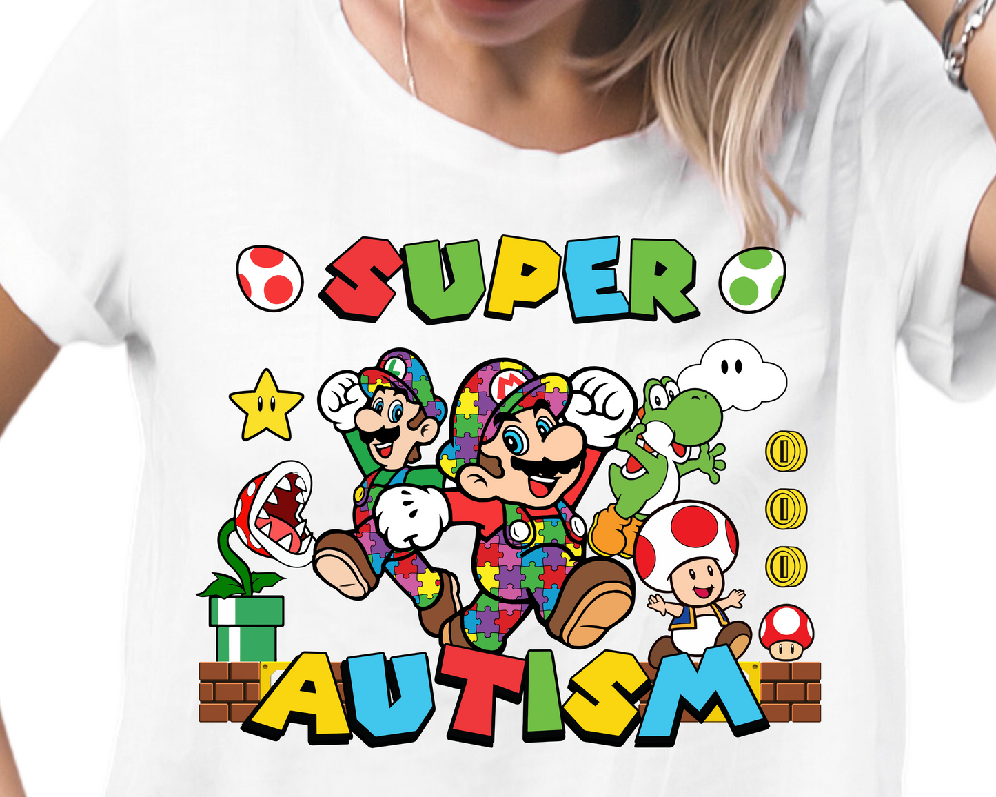 Autism / Plumber Bros (Super Autism)- Unisex T-Shirt