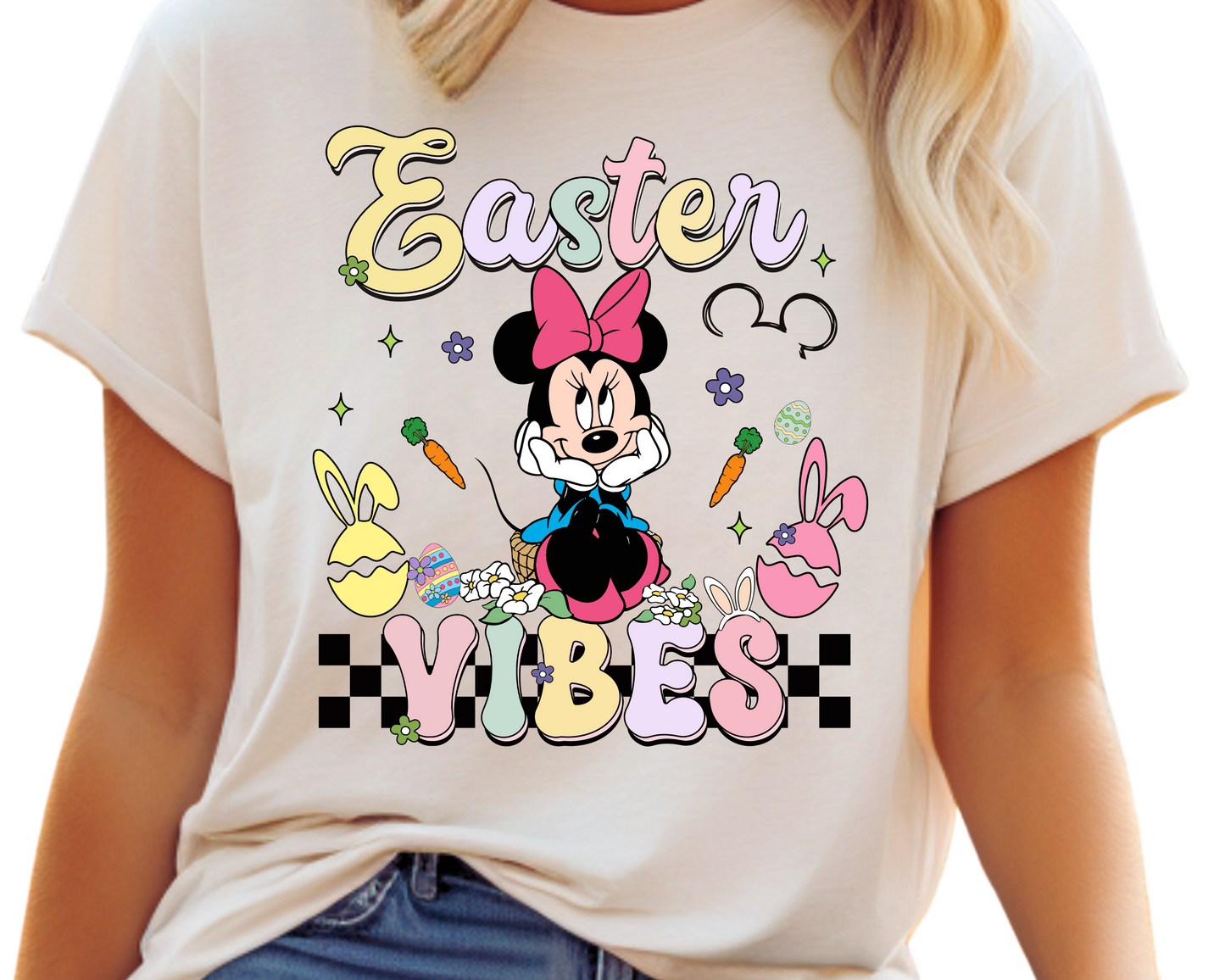 Easter Vibes / Mouse Friends (Girl Mouse) - Unisex T-Shirt