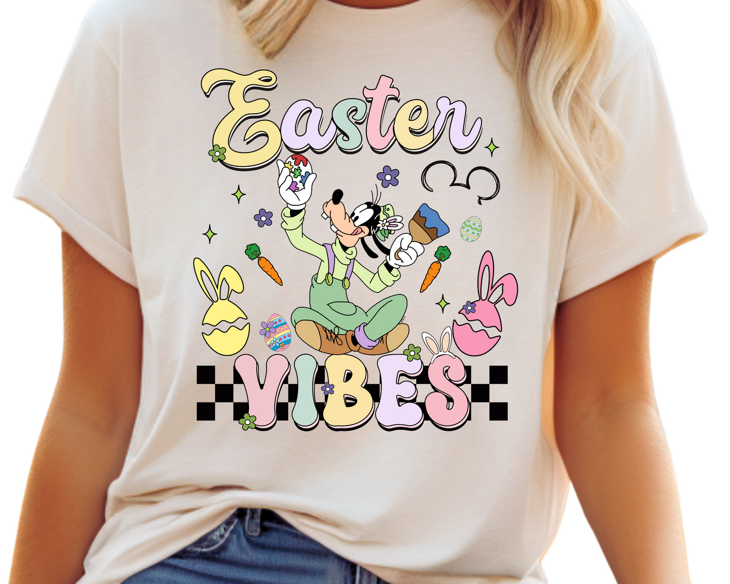 Easter Vibes / Mouse Friends (Funny Dog) - Unisex T-Shirt
