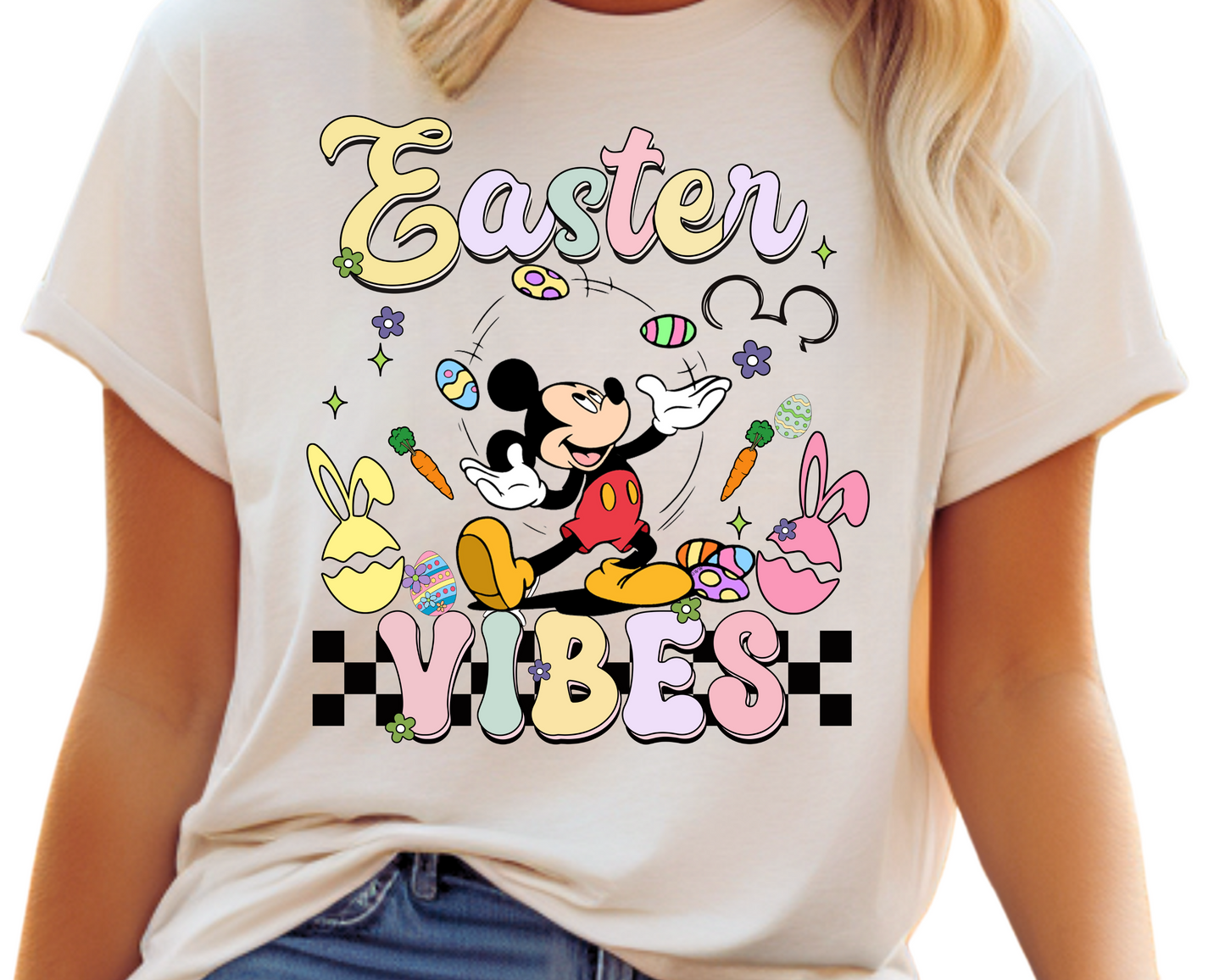 Easter Vibes / Mouse Friends Characters - DTF Transfer