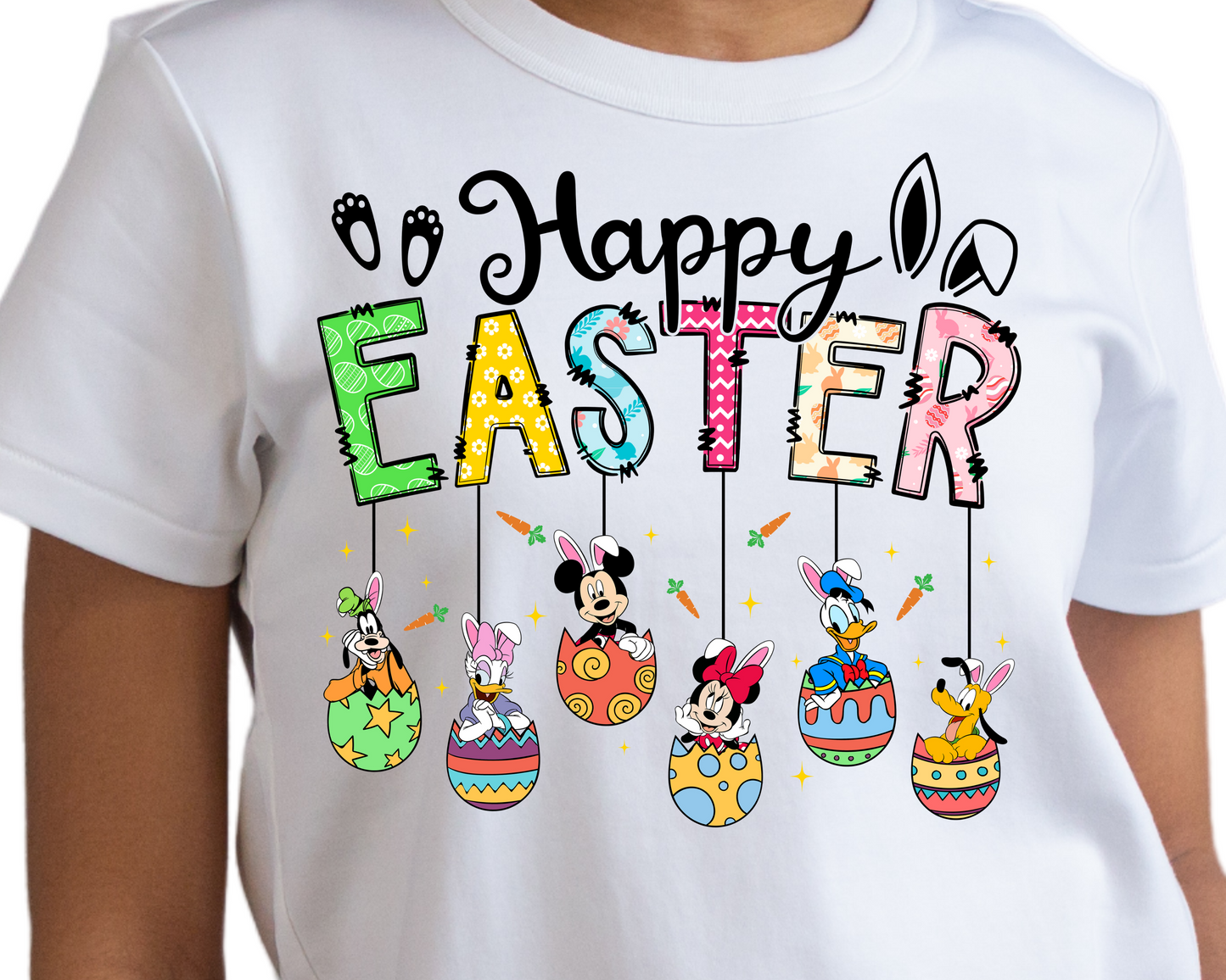 Easter Vibes / Mouse Friends (Happy Easter) - DTF Transfer