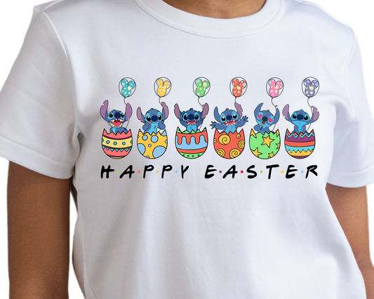 Easter / Blue Alien (Happy Easter) - Unisex T-Shirt
