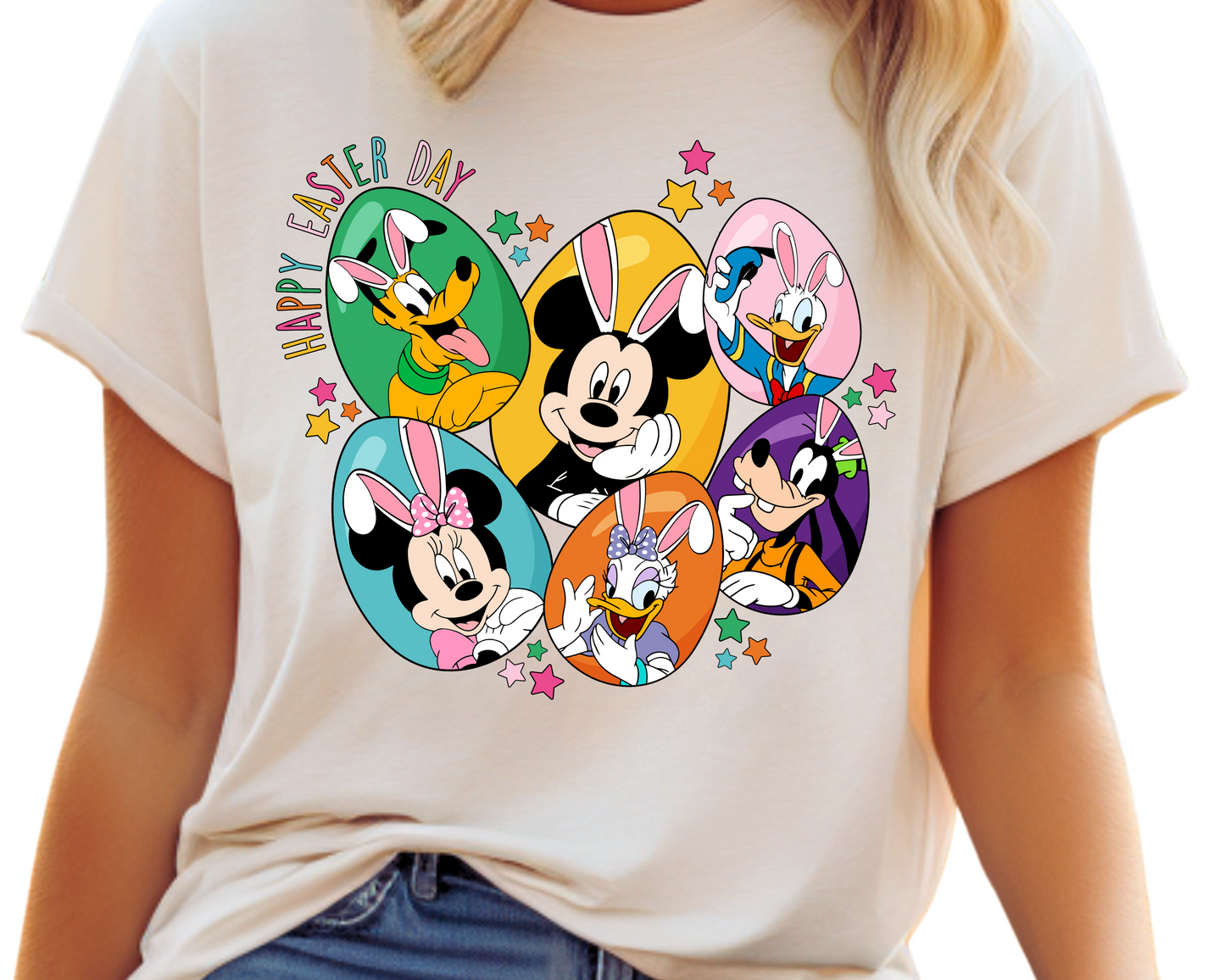 Easter / Mouse Friends (Egg Collage) - Unisex T-Shirt