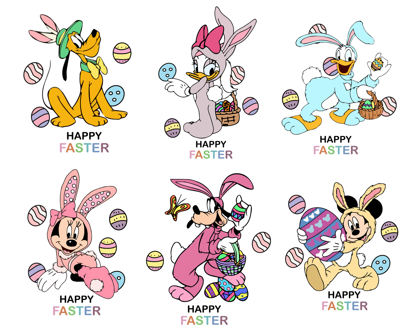 Easter / Mouse Friends (Happy Easter, Boy Duck) - Unisex T-Shirt