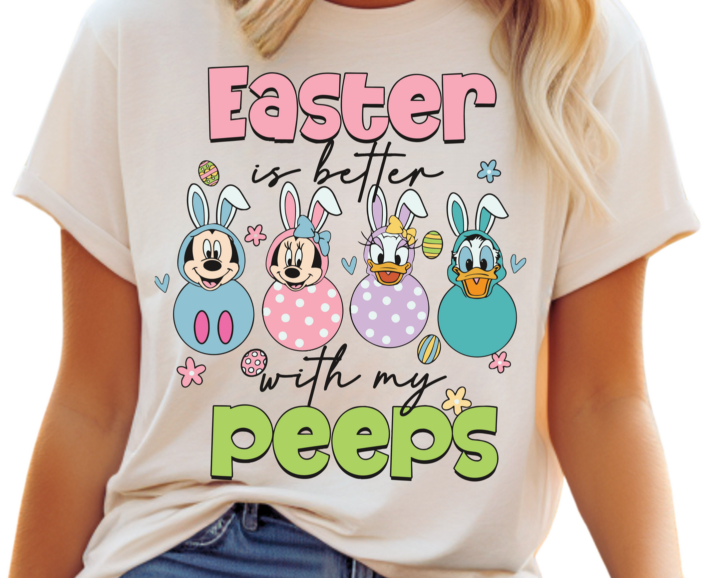 Easter / Mouse Friends (Easter is Better with My Peeps) - Unisex T-Shirt