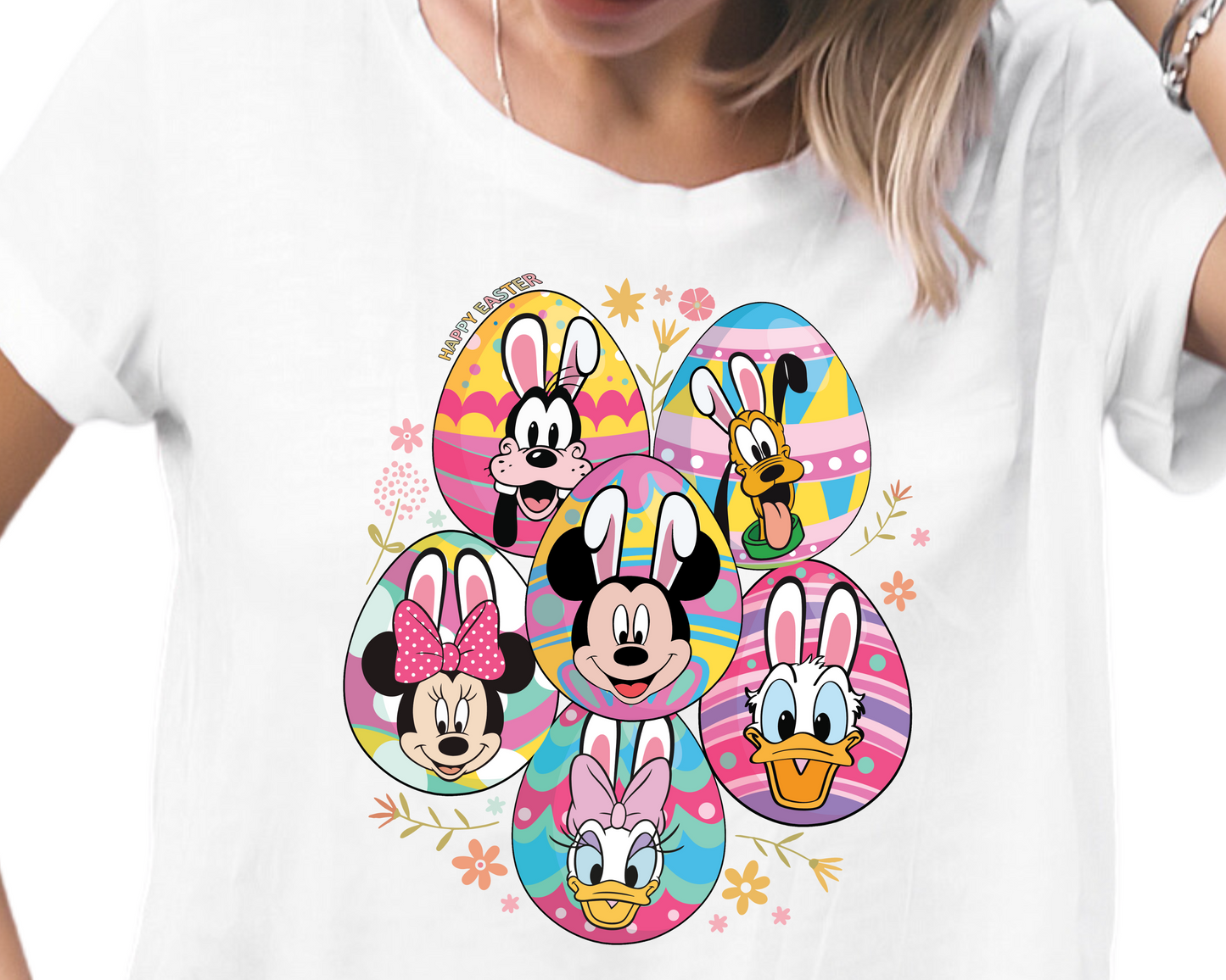 Easter / Mouse Friends (Egg Collage) - DTF Transfer