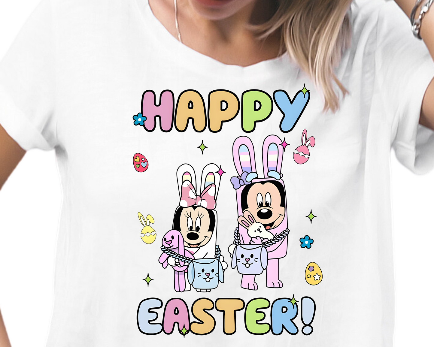 Easter / Mouse Friends (Happy Easter) - DTF Transfer
