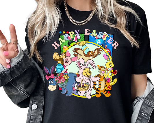 Easter / Yellow Bear & Friends (Happy Easter) - DTF Transfer