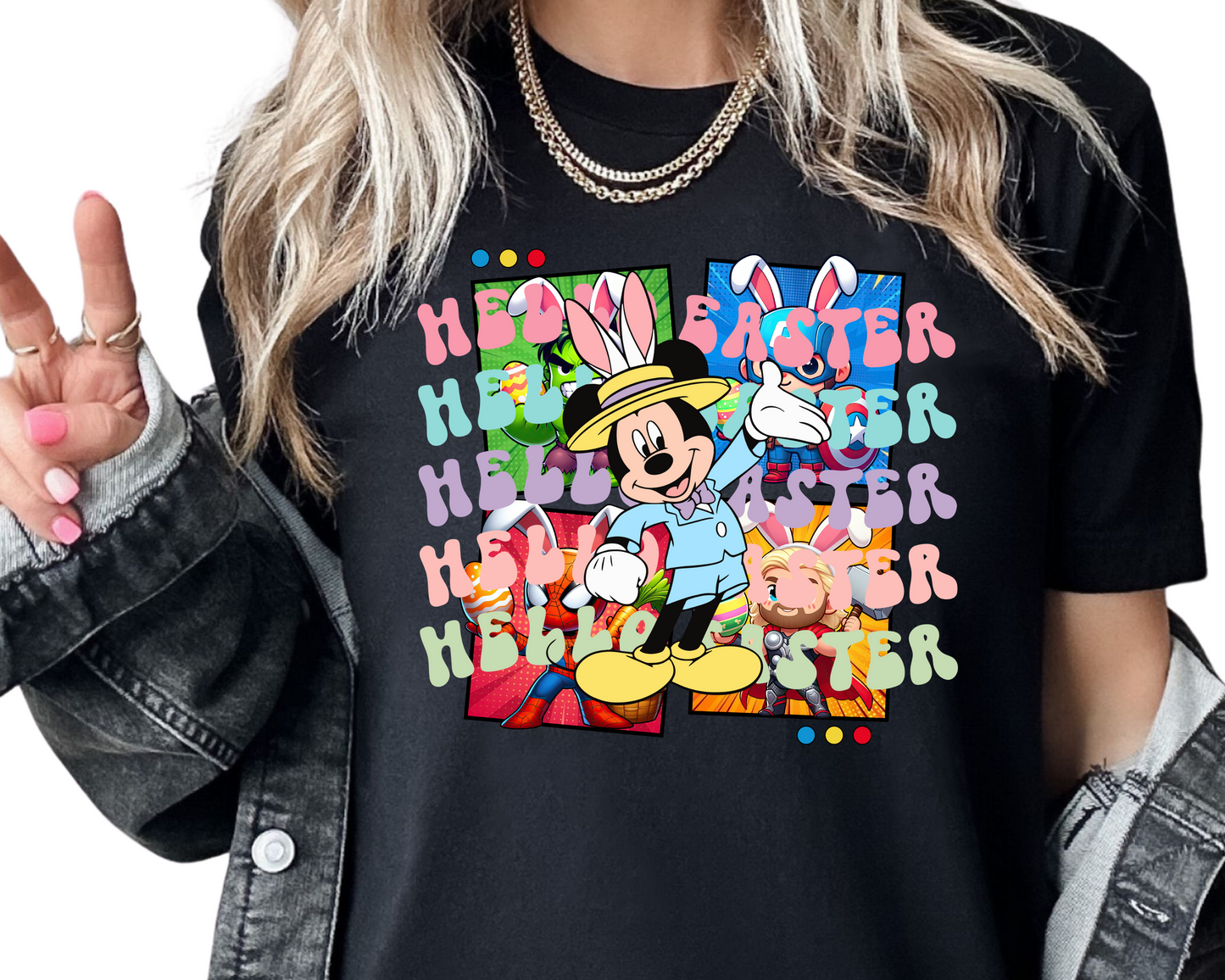 Easter / Boy Mouse (Happy Easter) - DTF Transfer