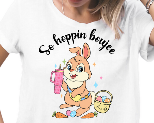 Easter / So Hoppin' Boojee (Easter Bunny) - DTF Transfer