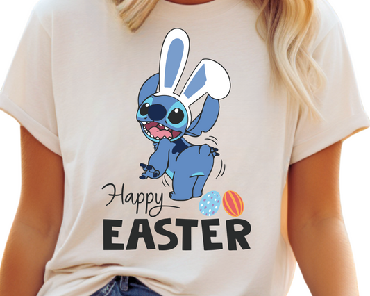 Easter / Blue Alien (Easter Bunny) - Unisex T-Shirt