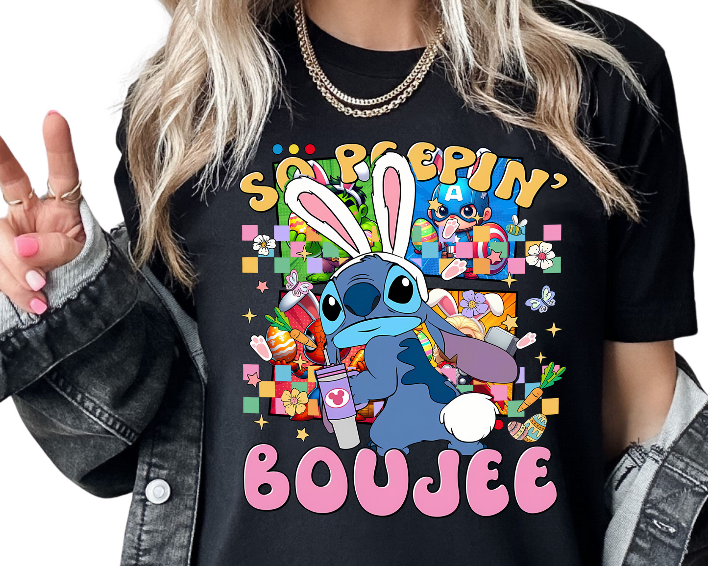 Easter / Blue Alien (So Hoppin' Boujee) - DTF Transfer