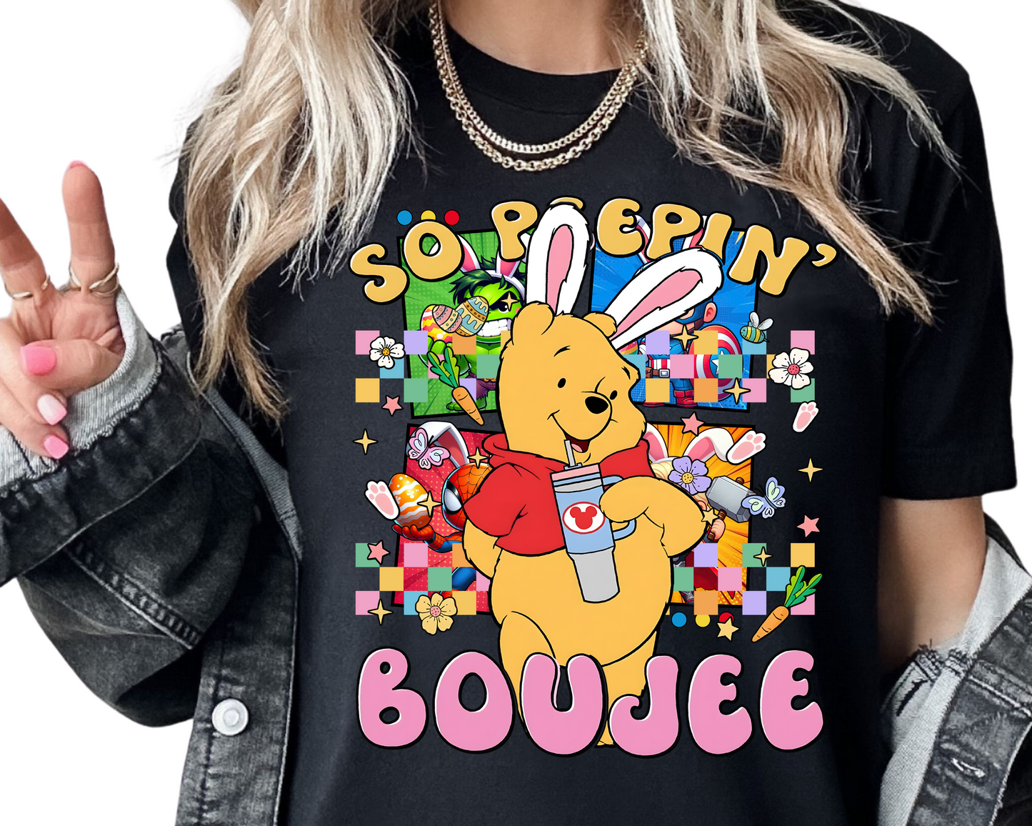 Easter / Yellow Bear (So Hoppin' Boujee) - DTF Transfer