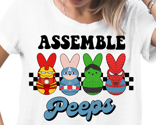 Easter / Superheroes (Assemble Peeps) - DTF Transfer