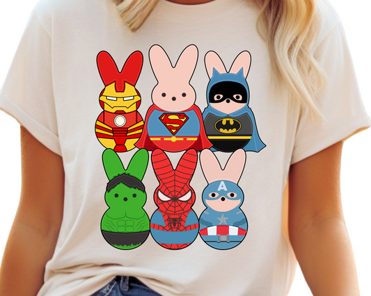 Easter / Superheroes (Chillin' With The Peeps) - DTF Transfer (Copy)