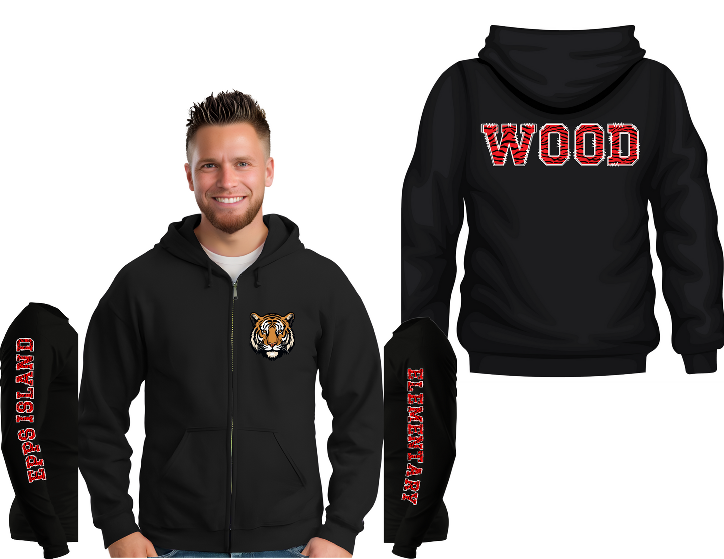 Epps Island / Full Zip Hooded Sweatshirt / *CHOOSE PICK UP AT EPPS ISLAND*