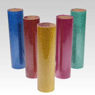 Heat Transfer Vinyl (HTV) - Glitter Colors
