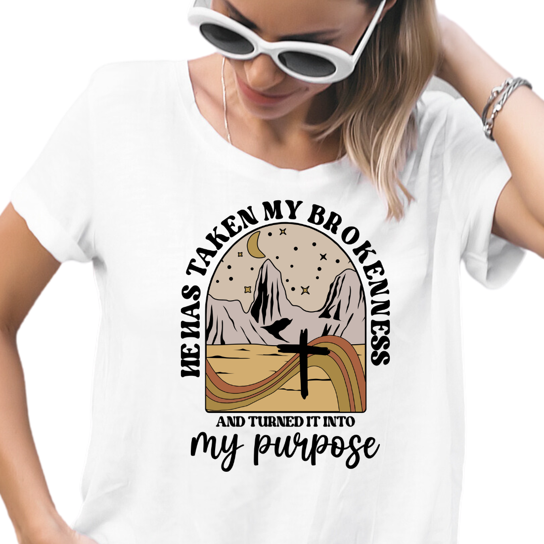 He Has Taken My Brokenness And Turned It Into My Purpose - Unisex T-Shirt