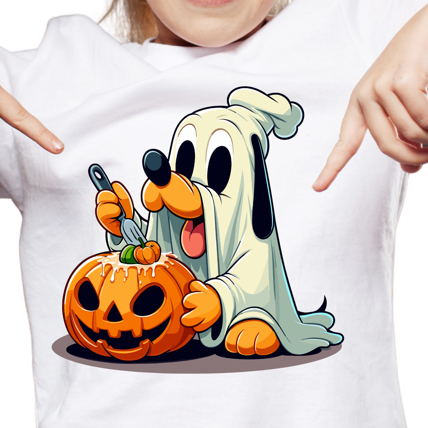 Pluto Dog Ghost - Unisex T-Shirt