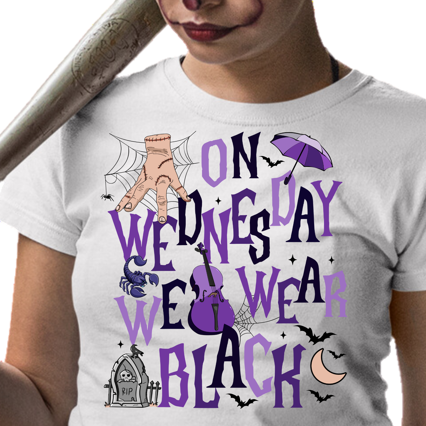 On Wednesday, We Wear Black - Unisex T-Shirt