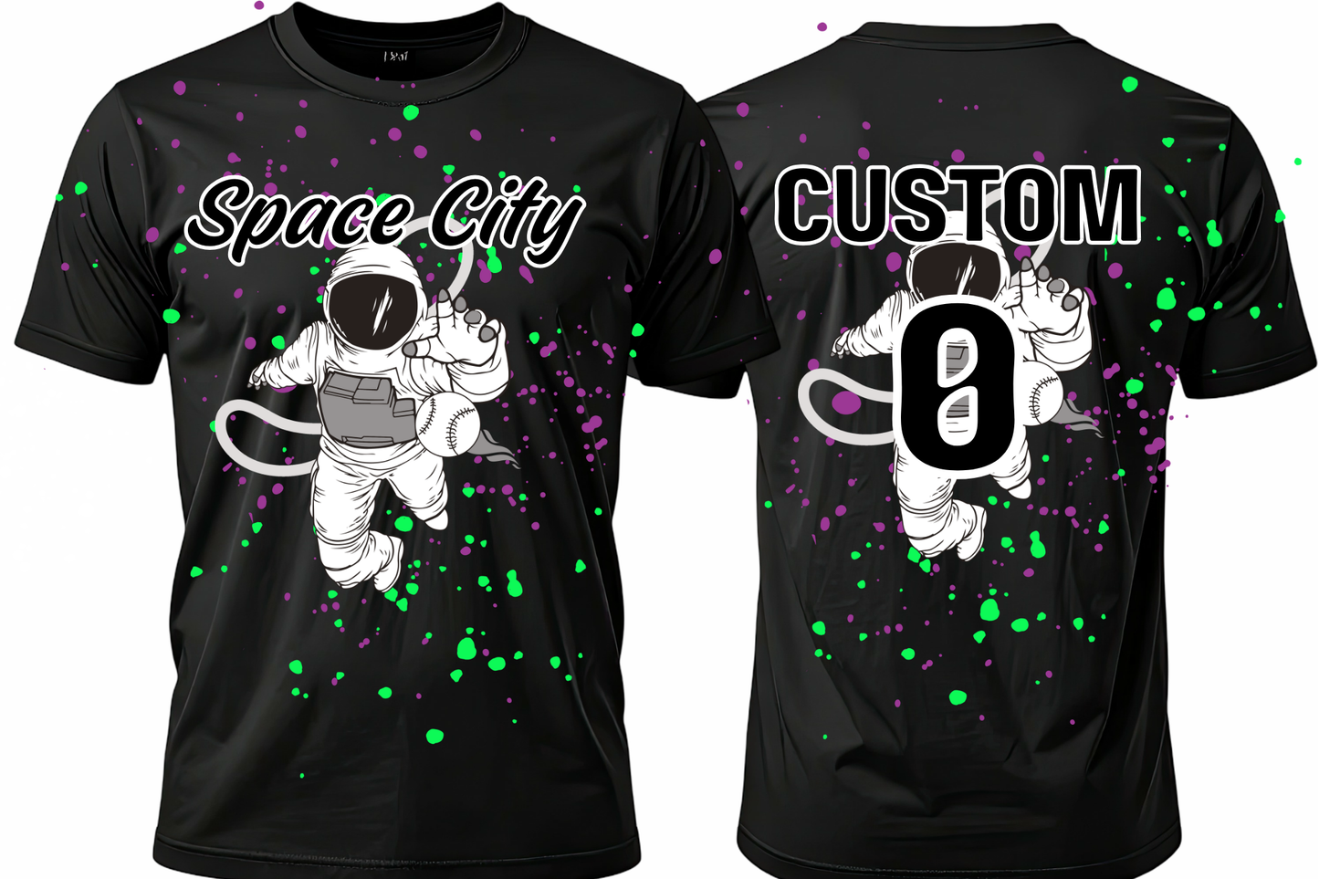 Black Jersey *CHOOSE PICK UP AT THE TSHIRT QUEEN*