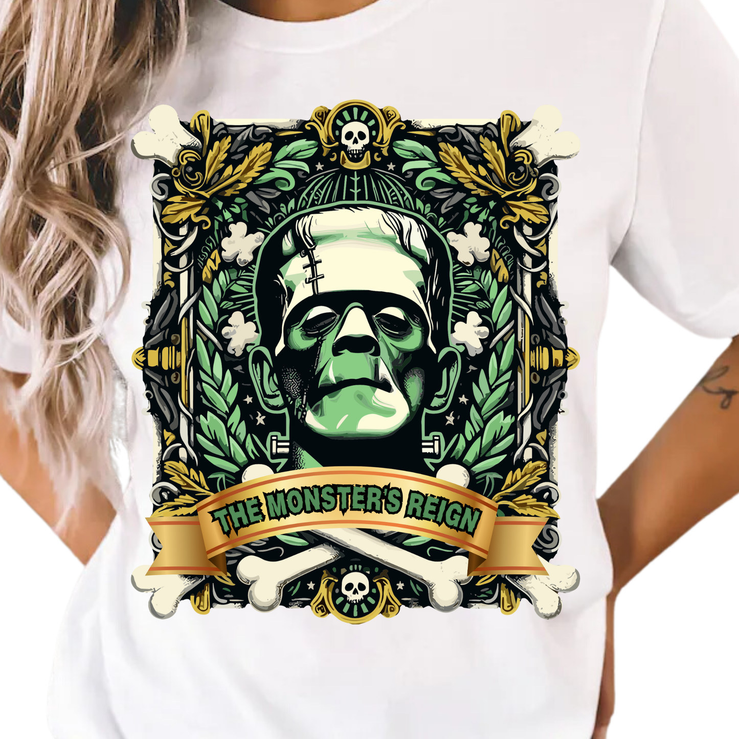The Monster's Reign (Frankenstein) - Unisex T-Shirt