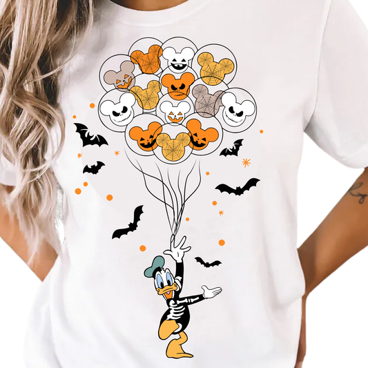 Boy Duck Donald / Halloween Balloons - Unisex T-Shirt