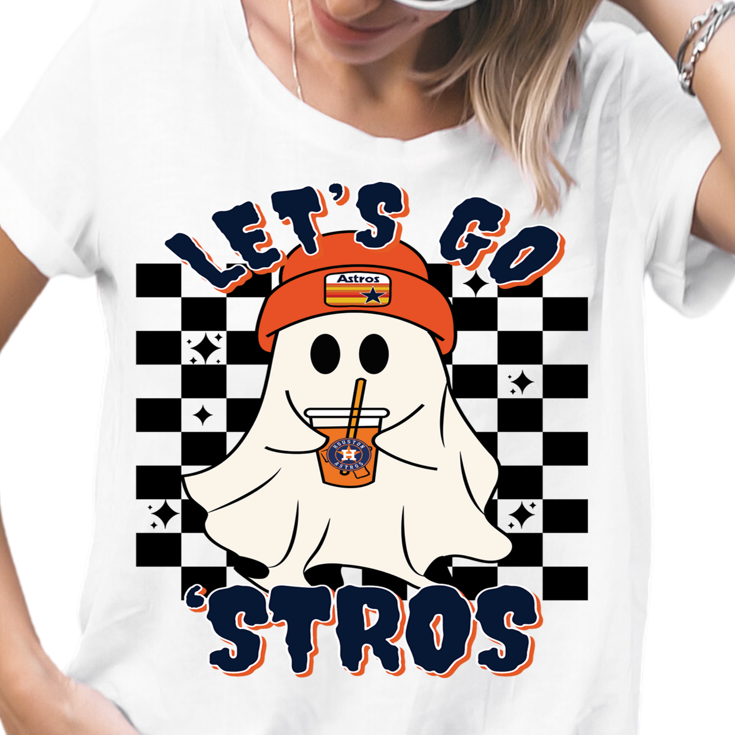Let's Go Stros' / Ghost - Unisex T-Shirt