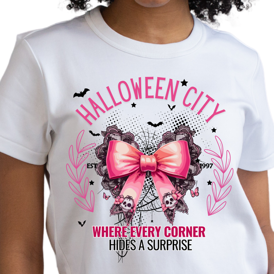 Halloween City - Where Ever Corner Hides a Surprise - DTF Transfer