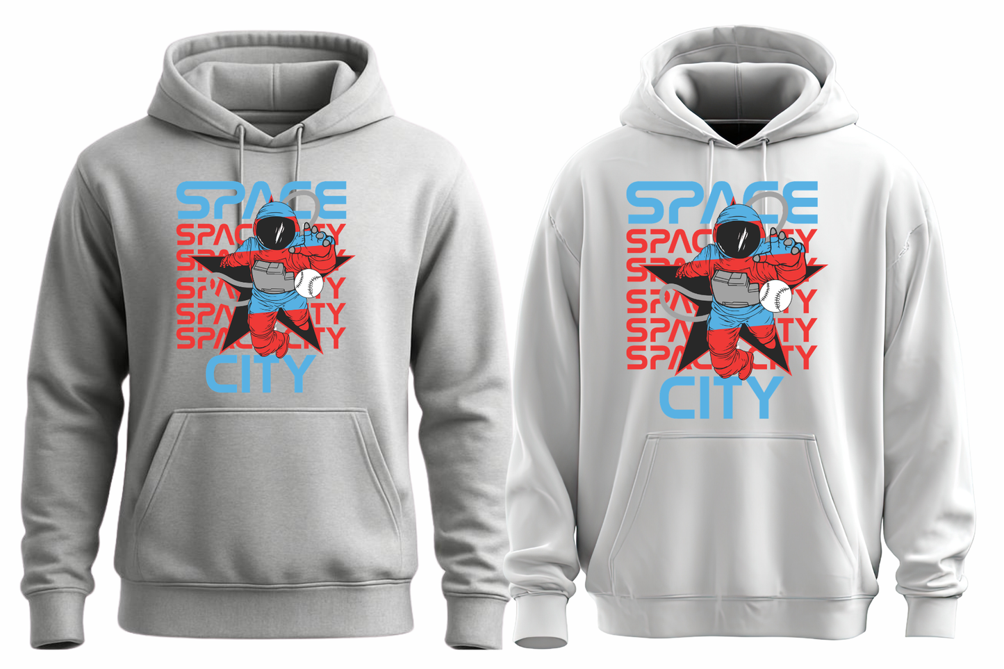 SC Astronaut / B&R (Hoodie) *CHOOSE PICK UP AT THE TSHIRT QUEEN*