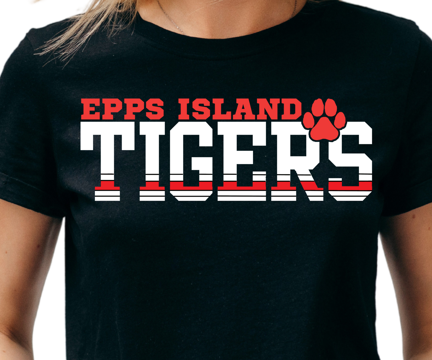 Tiger Stripes (T-Shirt) -Epps Island *CHOOSE PICK UP AT EPPS ISLAND*