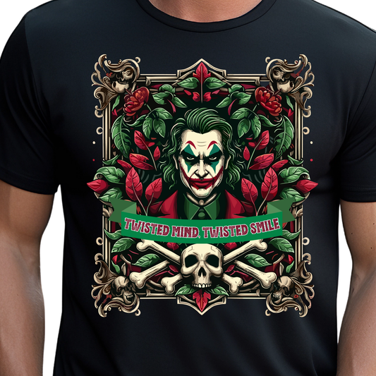 Twisted Mind, Twisted Smile (Jokester) - DTF Transfer