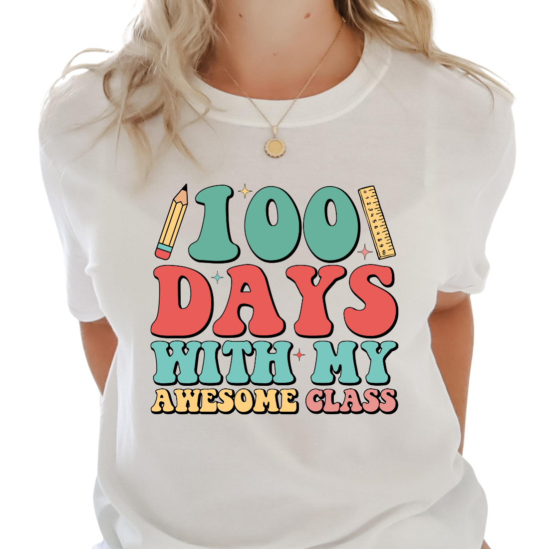 100 Days With My Awesome Class - DTF Transfer