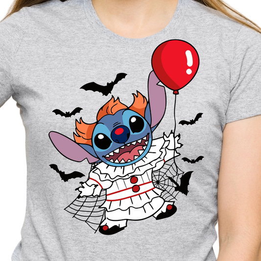 Blue Alien (Scary Clown) - DTF Transfer