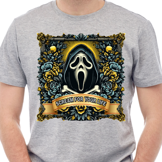 Scream for Your Life (Scream Mask) - DTF Transfer
