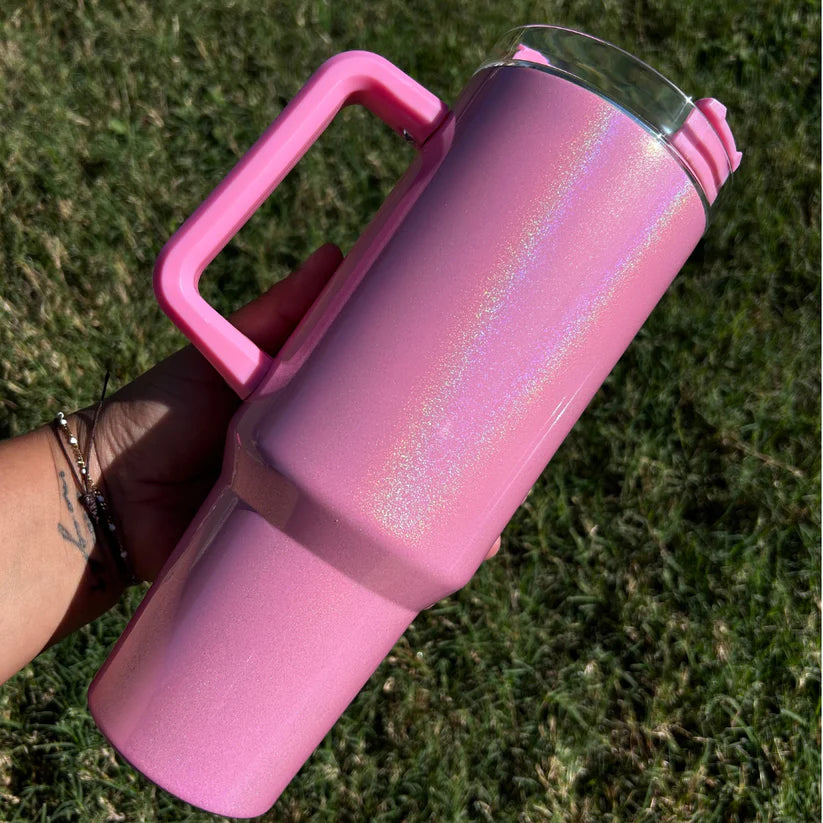 40 Ounce Shimmer Tumblers with Handle